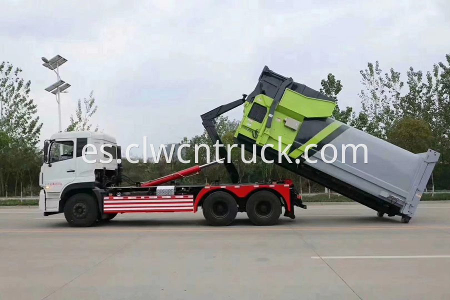 garbage container lift trucks